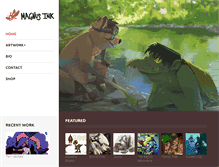 Tablet Screenshot of magnusink.ca